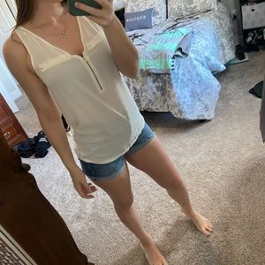 White Express tank top